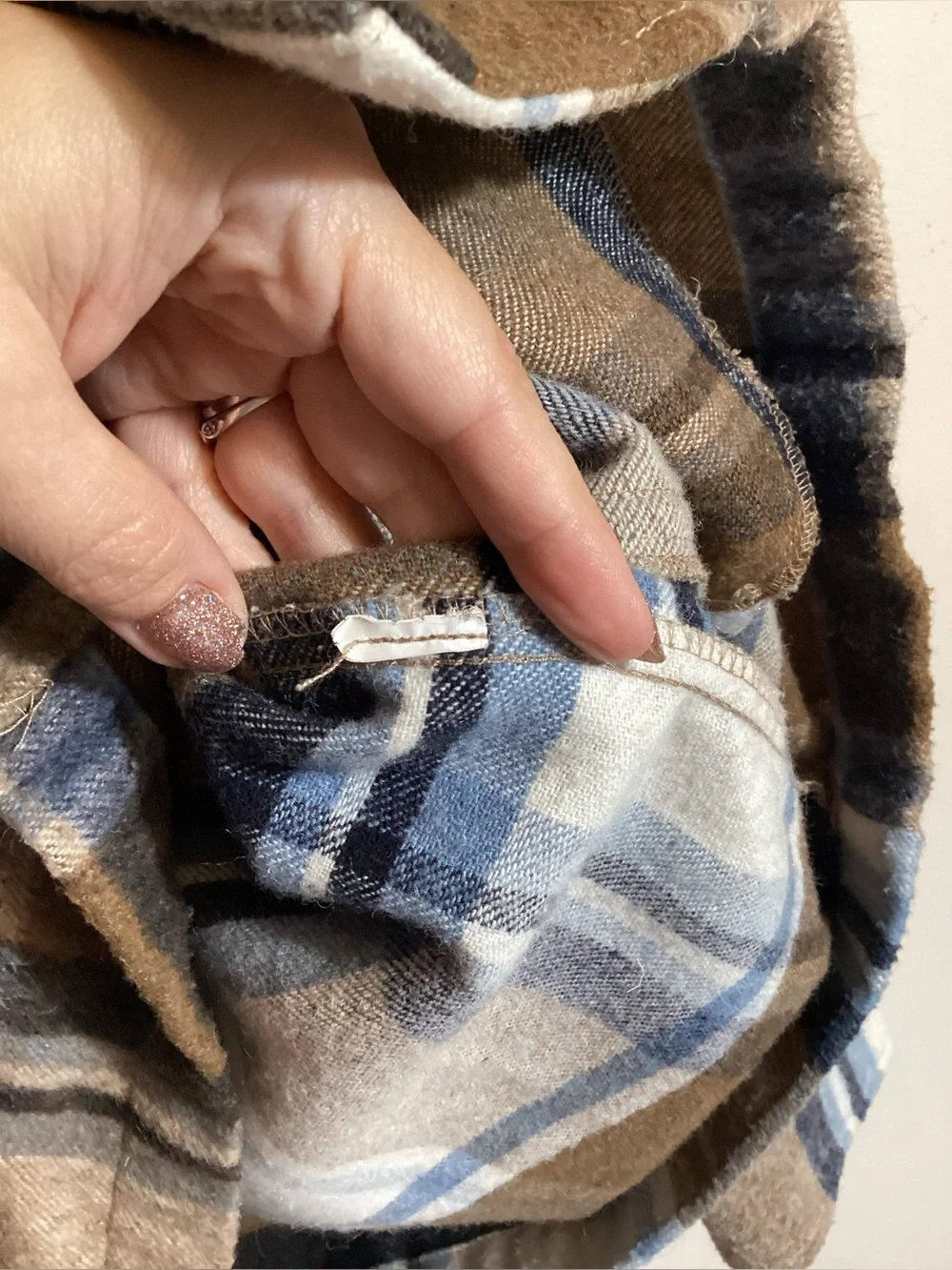 Zara Oversized Shacket Size S Plaid Flannel
